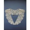 Снежинка / Snowflake / Lace collar with an ornament in the form of a trefoil with two curls