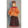 Потешный промысел / Porcelain souvenir doll "Girl's festive costume"