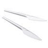 Disposable knives 165 mm, SET 4000 pcs. (20 packs of 200 pieces), "ECONOM", plastic, white