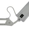 TransVit / Table lamp "Delta", clamp, fluorescent, 11 W, gray, height 70 cm, 2G7
