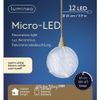 Kaemingk / Pendant lamp-ball Bradberry 15 cm, 12 micro LED lamps, battery operated, glass