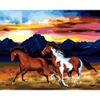 Опт-картина / Malen nach Zahlen 40x50 Galopp über das Feld
