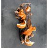 Хорошие сувениры / Hanging decor "Mounted Squirrel drinkers on a tree"