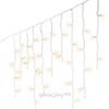 Kaemingk / LED guirlanda Fringe 20 * 0,5 m, 490 lâmpadas LED brancas quentes, controlador, PVC branco, IP44