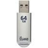 SMARTBUY / Flash Drive 64 GB, V-Cut, USB 2.0, Metal Case, Silver