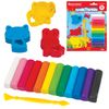 The classic BRAUBERG clay 12 colors 150 g stack 3 stamp, premium QUALITY, blister pack
