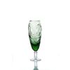 Гусевской Хрустальный завод / A set of crystal glasses for champagne "Nut" herbal 6 pieces