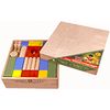 DESIGNER wooden TABLE in a closed container in the thermo - 150 parts color for children from 3 years