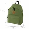 Backpack BRAUBERG, universal, city-format, single tone, green, 20 liters, 41х32х14 cm