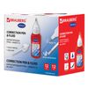 Pen-concealer + BRAUBERG correction fluid, 12 ml, 2 in 1: metal tip + brush