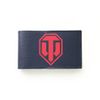 Business card holder "World of Tanks" blue