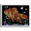 A set of creative mosaic of sequins "goldfish" size 27*36 cm