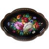 Жостово / Articulated Zhostovo tray 32x22 cm