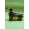 Ярославская майолика / Christmas toy "Dachshund"