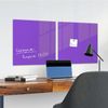 Placa de marcador magnético (45x45 cm), 3 ímãs, ROXO, BRAUBERG