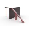 Hurdle "the Fence with a leaning Board" J113 powder paint