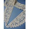 Снежинка / Snowflake / Lace collar with floral ornament, curly shawl shape