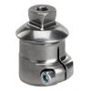 Clamp adapter with pyramid, clamping screw 4 mm, waterproof