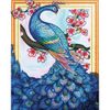 Опт-картина / mosaico de diamantes 5D 40x50 diamantes de imitación redondos Pavo real