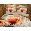 Linen Satin 3D Rose Queen