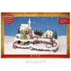 Kaemingk / Composition lumineuse Winterville Village 41 * 26 cm, avec mouvement et musique
