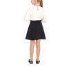 School knit skirt classic black for girls