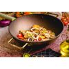 Wok Saffran with lid and two handles cast Ø30