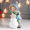 Сималенд / Souvenir "Baby in a blue coat makes a snowman"
