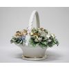 Дельта-Х / Souvenir "Basket with flowers" var.3 (round with a handle), parian