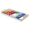 Watercolors "Classic" 24 colors, honey, with brush, plastic box