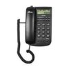 RITMIX RT-440 black phone, caller ID, speakerphone, speed dial of 3 numbers, auto-dialing, date, time, black