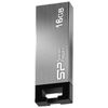 SILICON POWER / Flash drive 16 GB, Touch 835, USB 2.0, metal case, gray