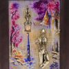 Золотая антилопа / Painting "Guy with a rose. Spring" backlit