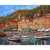 Опт-картина / Pintura por números 40x50 Playa romántica
