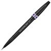Pen-brush PENTEL (Japan) "Artist Brush Sign Pen", a line of writing: 0.5-5 mm, purple