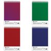 BRAUBERG  / Notebook "Monophonic", 80 sheets A5 (147x207 mm), comb, hard cardboard, cage