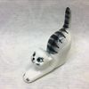 Figurine porcelain "the cat is grey"