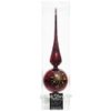 Kaemingk / Top Asteria 31 cm bordeaux lucido, vetro