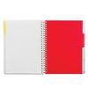 BRAUBERG / Notebook 150 sh., A5, 170x215 mm, cage, comb, plastic cover, 4 dividers, "Foxy Lady" / 2 pcs.