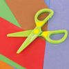 Scissors ONLANDIA "ORANGE", 125 mm, with safe plastic blades, cuts