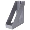 Tray vertical paper BRAUBERG "Basic", 265х100х285 mm, grey