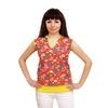 Blouse women's hooded kulirka printed