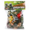 Играем вместе / Let's play together / Set of soldiers with military equipment
