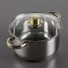 Доляна / Doliana / Casserole "Luxury", 3 l, glass lid