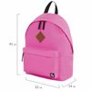 BRAUBERG Rucksack, universal, City-Format, einfarbig, pink, 20 Liter, 41x32x14 cm
