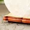 Сималенд /  Salt lamp "Circle" LED (colored diode) USB white salt 12.5х5х10 cm