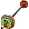 PROFI-FIT / Barbell for aerobics PROFI-FIT 20090, rubber discs (1.25 kg; 2.5 kg; 5 kg) 2 pcs.