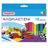 Markers PYTHAGORAS "Racers", 18 colours, ventilated cap