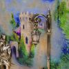 Золотая антилопа / Painting "Evening walk. Kislovodsk. Castle" with lighting