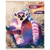 HATBER / Notebook А5, 96 sheets, staple, cage, foil, selective varnish, "Bright world" / 30 pcs.